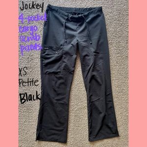 Jockey 4-Pocket Cargo Scrub Pants XS Petite  Grey